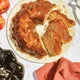 Apple Spice Cake with Harvest Leaves Bundt Pan Set