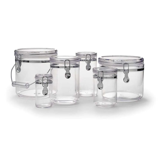 Complete Round Airtight Canister Set