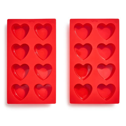 Silicone Heart Pan Set