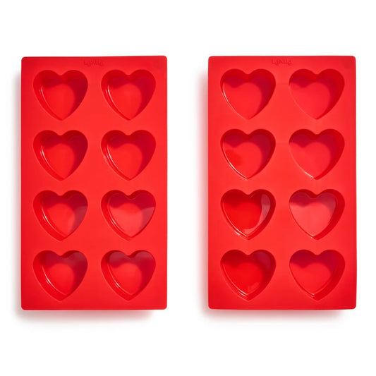 Silicone Heart Pan Set