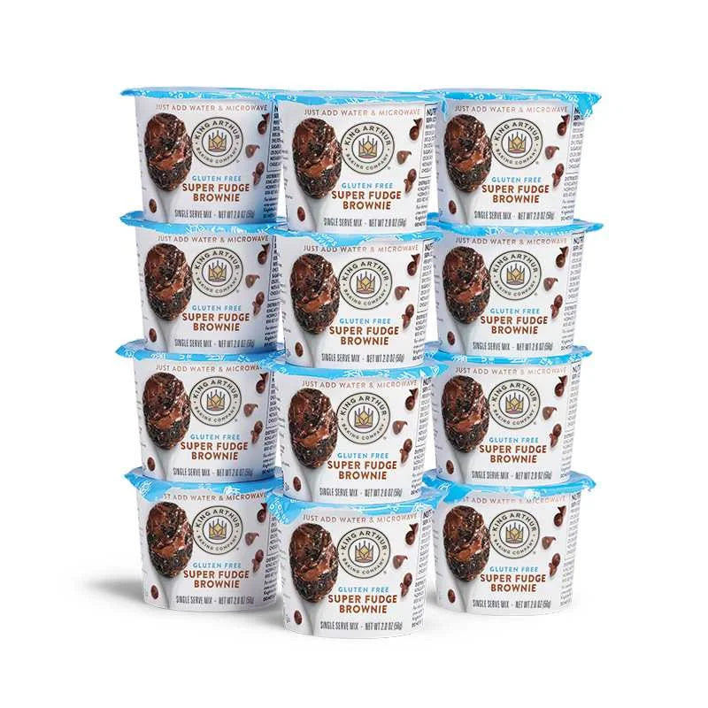 Gluten-Free Single Serve Super Fudge Brownie Mix - 12-Pack