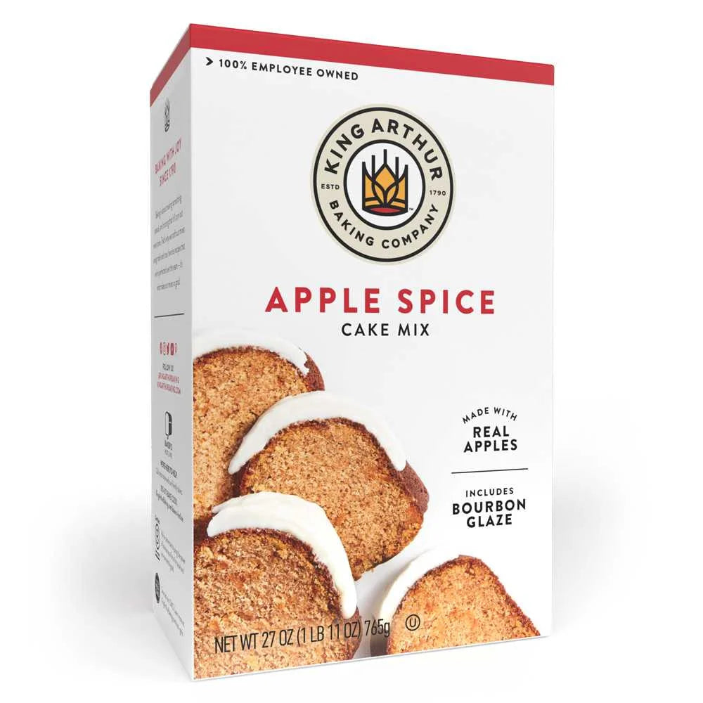 Apple Spice Cake with Bourbon Glaze